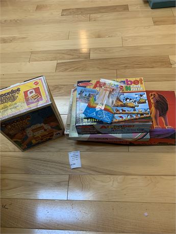 Vintage Board Game Lot - The Lion King, Chocolate Candy Maker, Origami