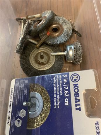 Kobalt 3" Wire Wheel & Other Misc Wire Wheels