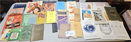 Mixed Book / Magazines & More - Vintage Fashion / Song Books & More