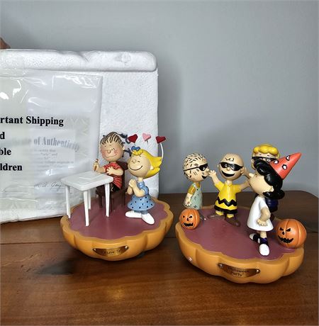 "Halloween Party"&"I'd Love To"- PEANUTS~It's the Great Pumpkin Collection w/COA