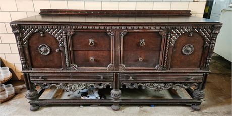 Antique Jacobean Buffet