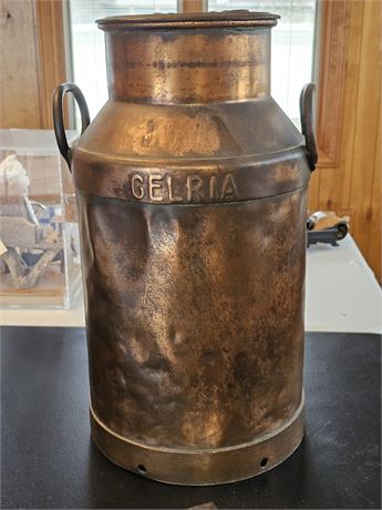 Copper Gelria Netherlands Milk Can