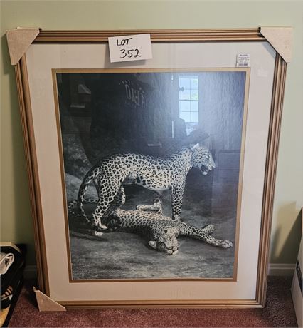 Large Leopard Art Print