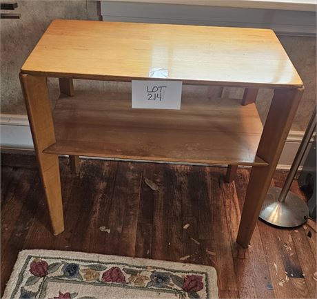 MCM Wood Side Table