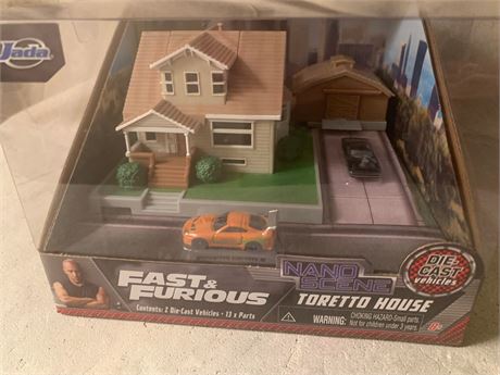 Jada Toys Fast & Furious Nano Scene Toretto House Diorama