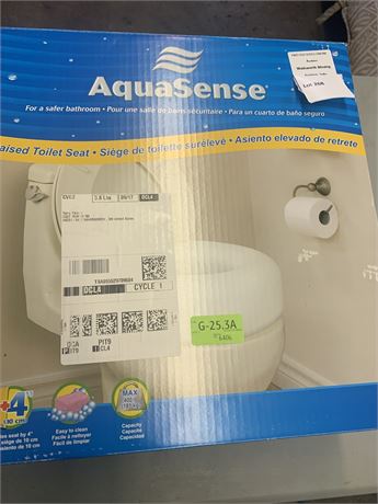 Aquasense Raised Toilet Seat