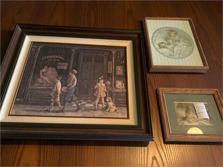 Wall Art Lot  - J.C. Hurst & Sons Emporium by Lee Dubin, Heaven’s Gift A Muller
