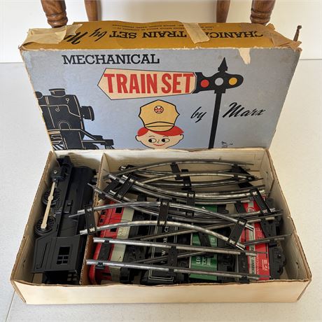 1950's (?) MARX Mechanical Train Set