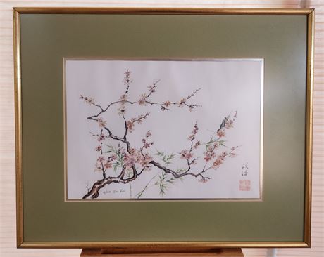 Sylvia Yin Tsui Signed Watercolor Painting