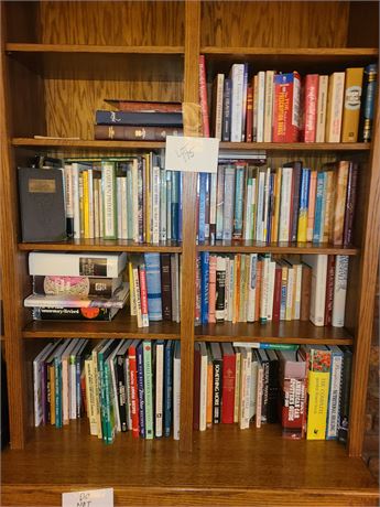 Bookshelf Cleanout : Mixed Garden/Cookbooks/Religious/Decorating & Much More