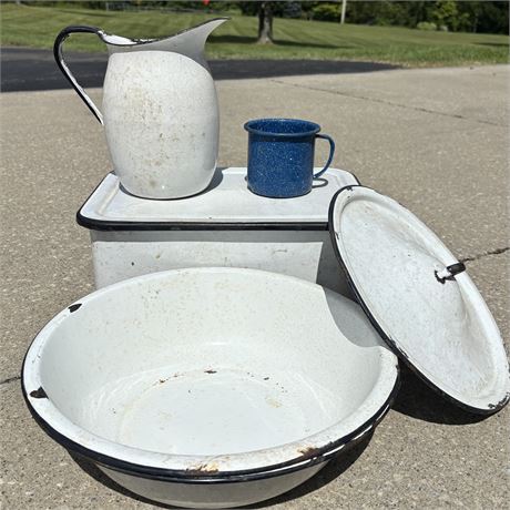 Enamelware Lot