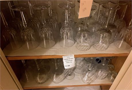 Shelf Cleanout - Stemware, Wine Glasses & More