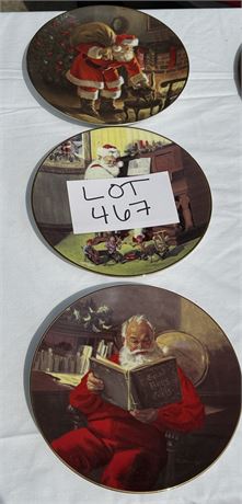 Knowles Christmas Plate Set