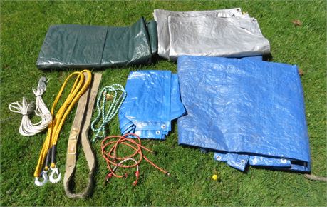 Tarps, Rope, Bungees, Etc