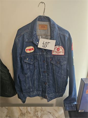 Levi's TWA Continental Jean Coat SZ 46