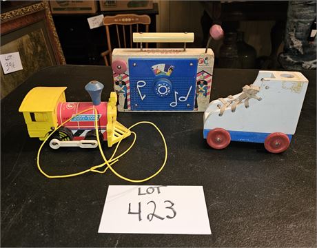 Vintage Fisher Price Mixed Toy's