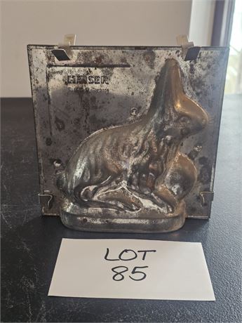 Kaiser German Large 2-Piece Bunny Chocolate Mold