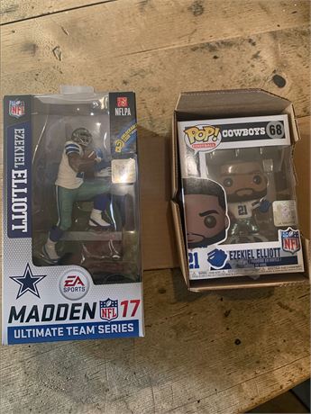 Funko Pop! & McFarlane NFL Football Ezekiel Elliott Dallas Cowboys Figures