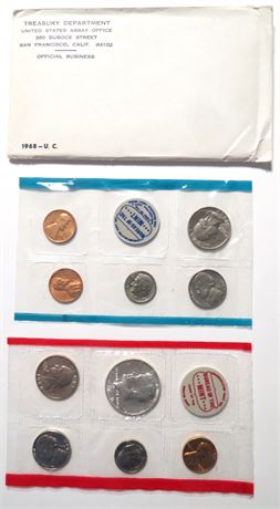 1968 Uncirculated Coin Set