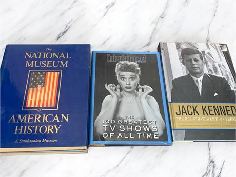 Historical Books JFK, Greatest Shows Of All Time, National Museum American Hist