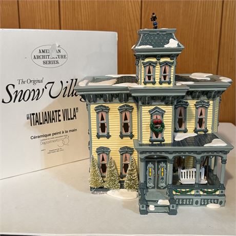 Dept. 56 Snow Village "Italianate Villa" 1997