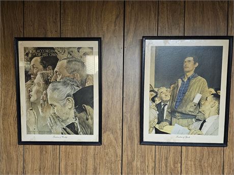 Norman Rockwell Prints 1 of 2