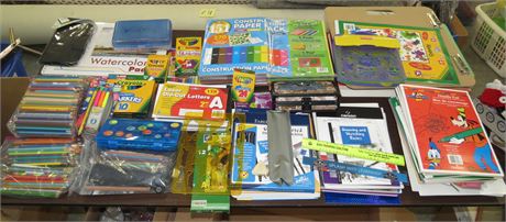 Colored Pencils, Drawing Pads, Crayons, Markers, Etc