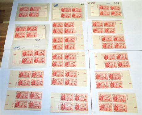 US Air Mail Stamps: 7 Cent 50th State Admission Hawaii Statehood