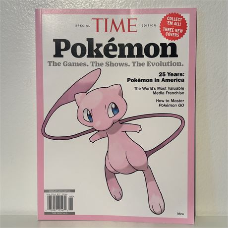 TIME Pokemon MEW Cover Special Edition Magazine
