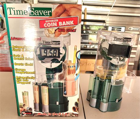 Time Saver Motorized Coin Bank