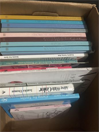 Vintage Sewing & Textile Book Lot