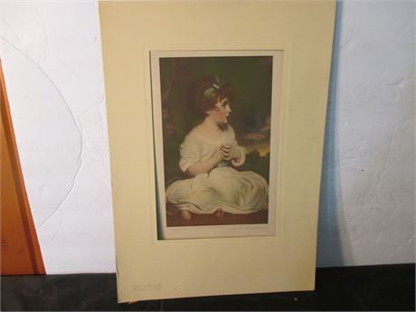 Vintage " Age of innocence" Morris & Bendier Print