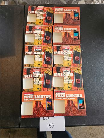 Marlboro Old Store Stock Lighter Lot x10