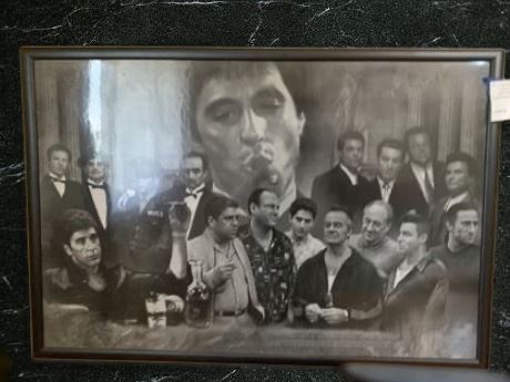 Mob Gangsters Godfather Goodfellas Scarface Sopranos Poster Wall Art