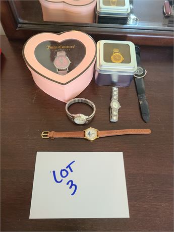 Mixed Women's Watch Lot: Juicy Couture / Timex & More