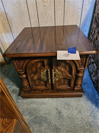 Wood End Table