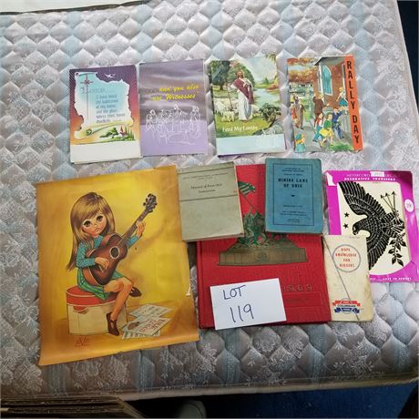 Mixed Misc Lot- Dept Of Interior Books, 1969 Marine Corps Parris Island Yearbook