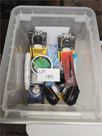 Mixed Lot- Deer Alerts, Foil Tape, & More