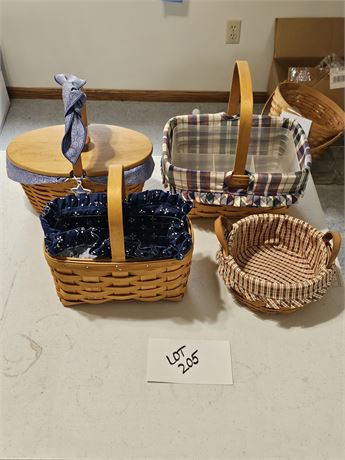Longaberger Basket- Size, Style & Year Vary