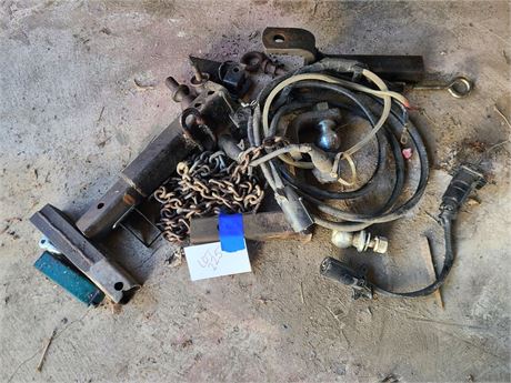 Mixed Lot of Heavy Duty Trailer Hitches / Wire Harness & More