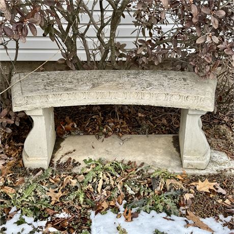 3-Piece Concrete Bench w/ Slab