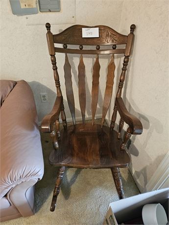Vintage Wood Rocking Chair