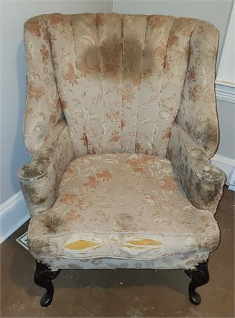 Antique Wingback Chair