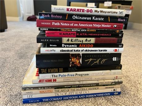 Martial Arts Book Lot