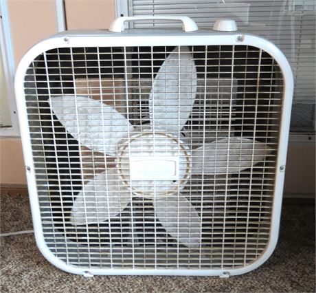 20" Box Fan, Filter A Fan Attachment