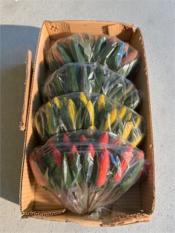 Inarco Decorative Corn Cob Bundles - 11 Boxes Total In Several Colors