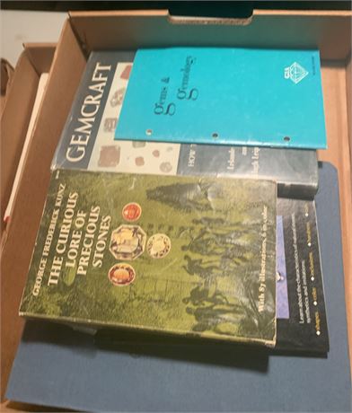 Gemology & Precious Stone Guide Book Lot