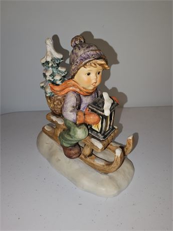 Hummel Goebel 1971 Ride into Christmas Figurine