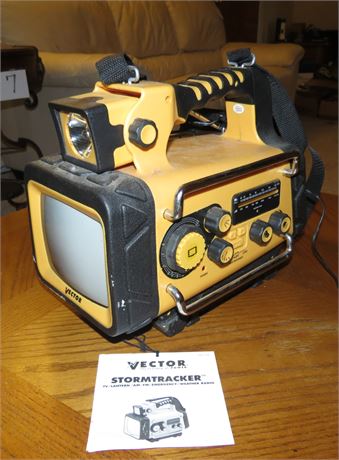 Vector Storm Tracker TV/Lantern/AM/FM/Emergency/Weather Radio