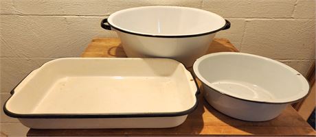 Enamel Ware Pans